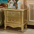 high quality luxury champagne wood color bedroom furniture